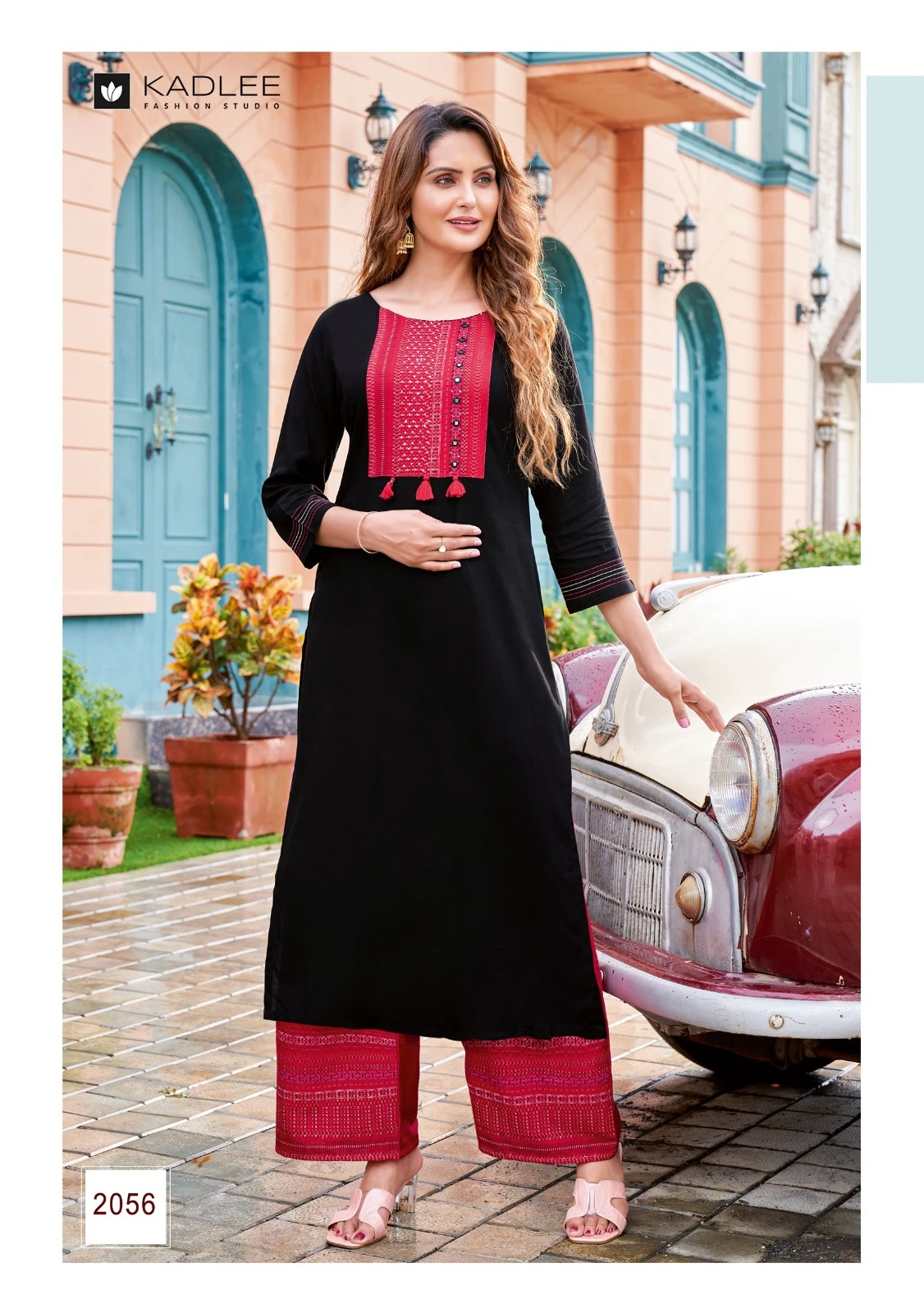 Kadlee Pankh Vol 8 Heavy Rayon Wholesale Kurti With Pant Catalog — Wholesale Kurtis, Kadlee Fashion Studio wholesale from Surat - Gallery Image 2